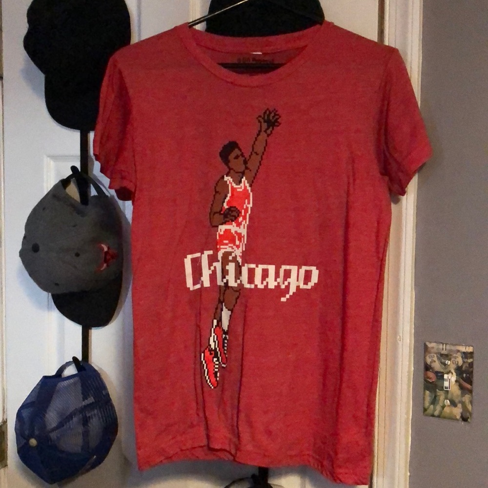 Chicago Bulls Michael Jordan SMALL NBA Red RETRO